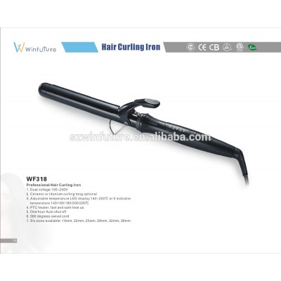 LED Temperature Display hair curling iron, magic hair curler, professional hair tong